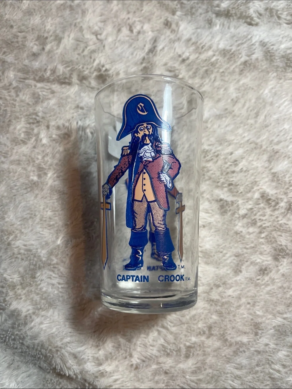 Vintage Captain crook Glass